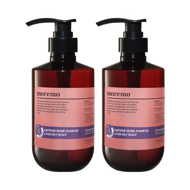カフェインバイオームシャンプー脂性用 脱毛症状緩和500ml+500ml