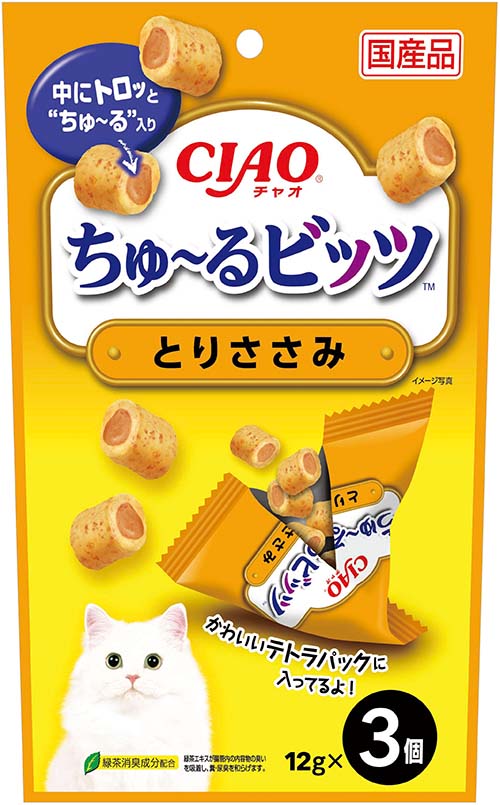 （まとめ買い）いなばペットフード CIAO ちゅるビッツ とりささみ 12gx3個入 [x24] 5,604円