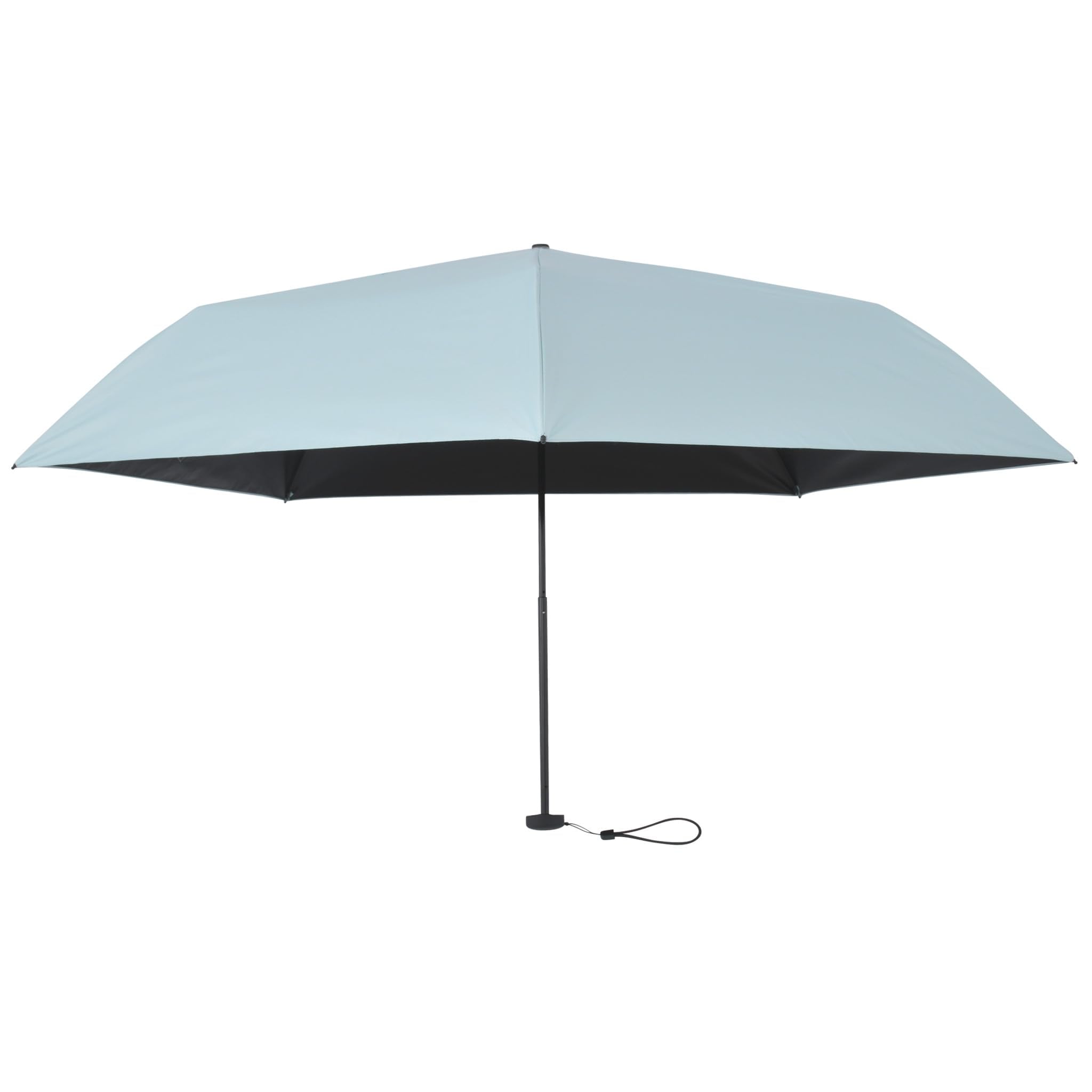 アンベル（Amvel）晴雨兼用 日傘 超軽量 折りたたみ傘 100％遮光 超撥水 HEATBLOCK pentagon（ヒートブロックペンタゴン） (WaterBlue)