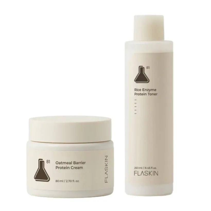白米一番搾りタンパク質トナー 250ml + オーツ麦タンパク質クリーム 80ml / 韓国コスメ