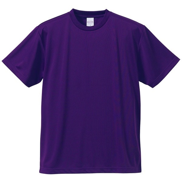 UVカット/吸汗速乾/5枚セット/4.1オンスさらさらドライ Tシャツパープル 150cm