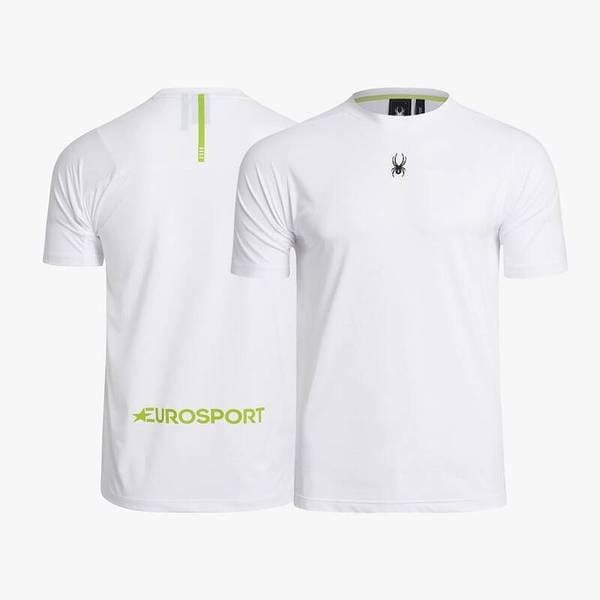 共用ユーロスポーツ半袖Tシャツ SPIMCNR1UWHT 710128