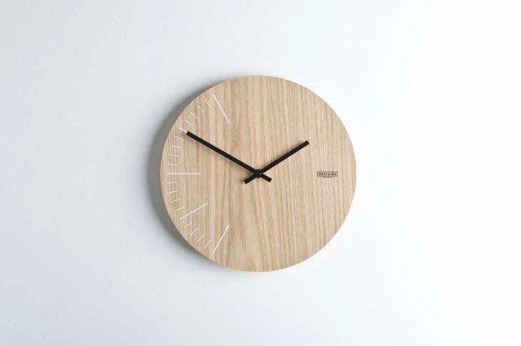UPSTAIRS STUDIO OAKY Wall Clock (M02W)【壁掛け時計
