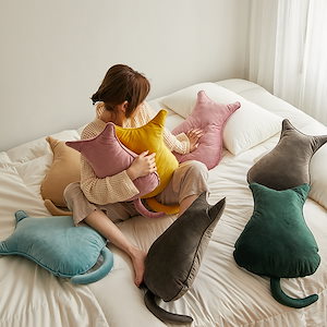 抱き枕 ネコ 猫ぬいぐるみ 可愛い 恋人 ２サイズ 贈り物 抱き枕 動物 もこもこ ふわふわ おも