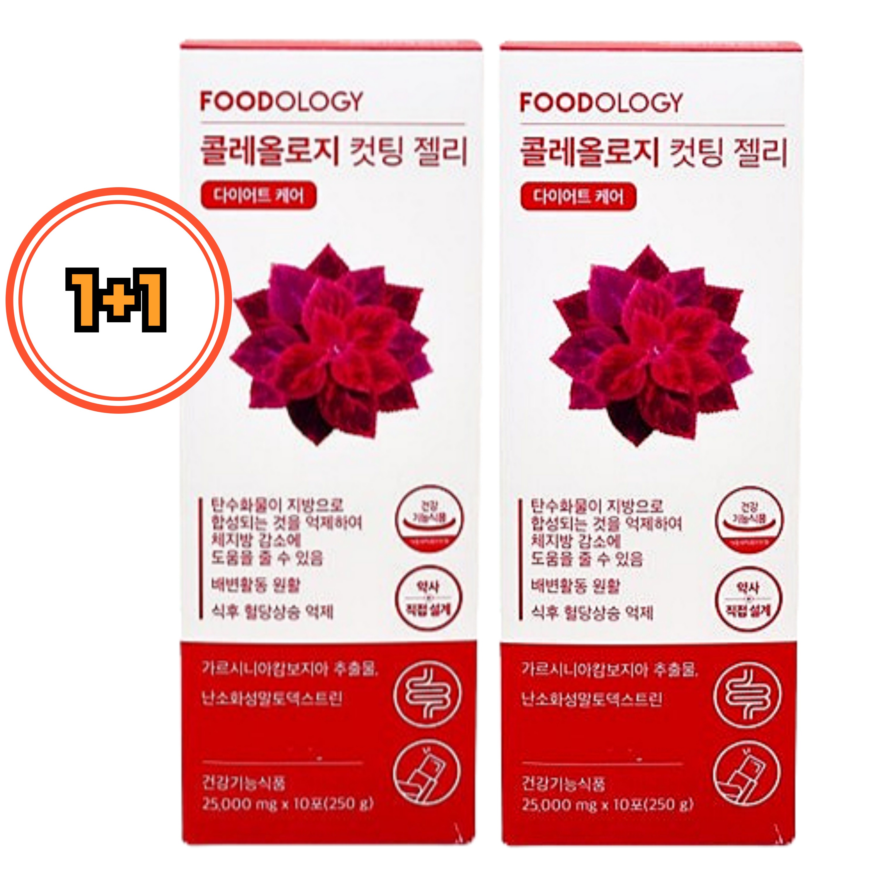 [1+1]コレオロジーカットゼリー 10包/ 満腹感サポート/炭水化物カット/韓国食品 /ダイエットゼリー/