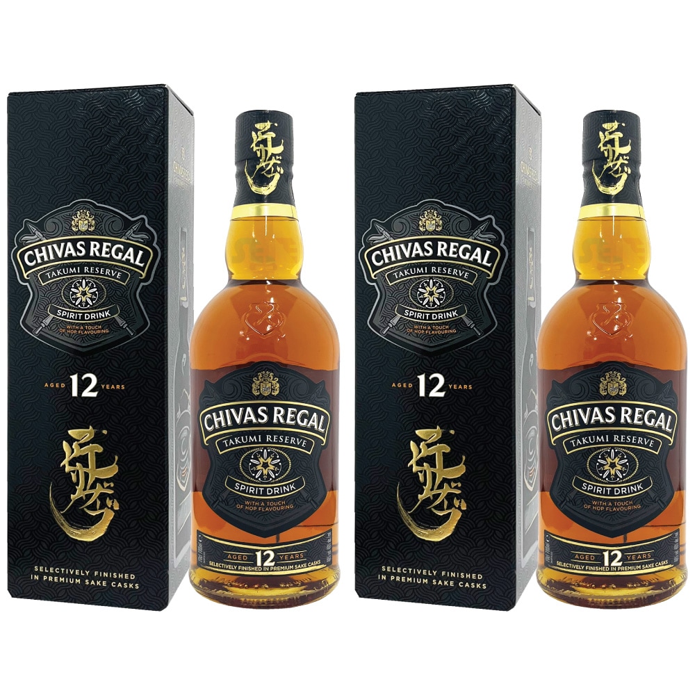 シーバスリーガル 匠リザーブ 12年 2本セット 700ml 40度 イギリス ウイスキー 満寿泉の樽でフィニッシュ CHIVAS REGAL TAKUMI RESERVE タクミ