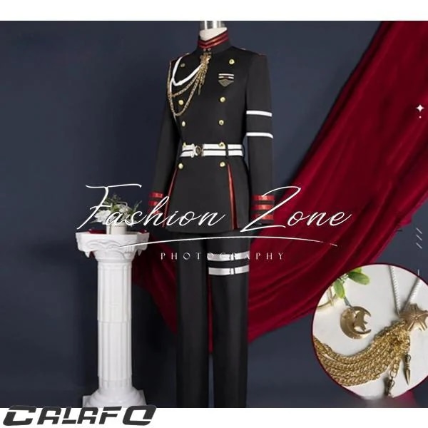 【期間限定】終わりのセラフ 風 一瀬グレン/柊深夜 制服 コスプレ衣装 ウィッグ ハロウィン 演出服 変装
