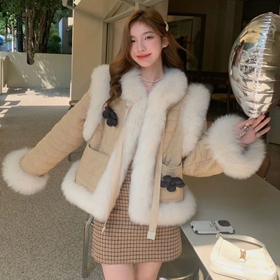 ブルゾン ジャケット秋冬 アウタ プードルファージャケットもこもこプードルボア風ふわふわファーコート7