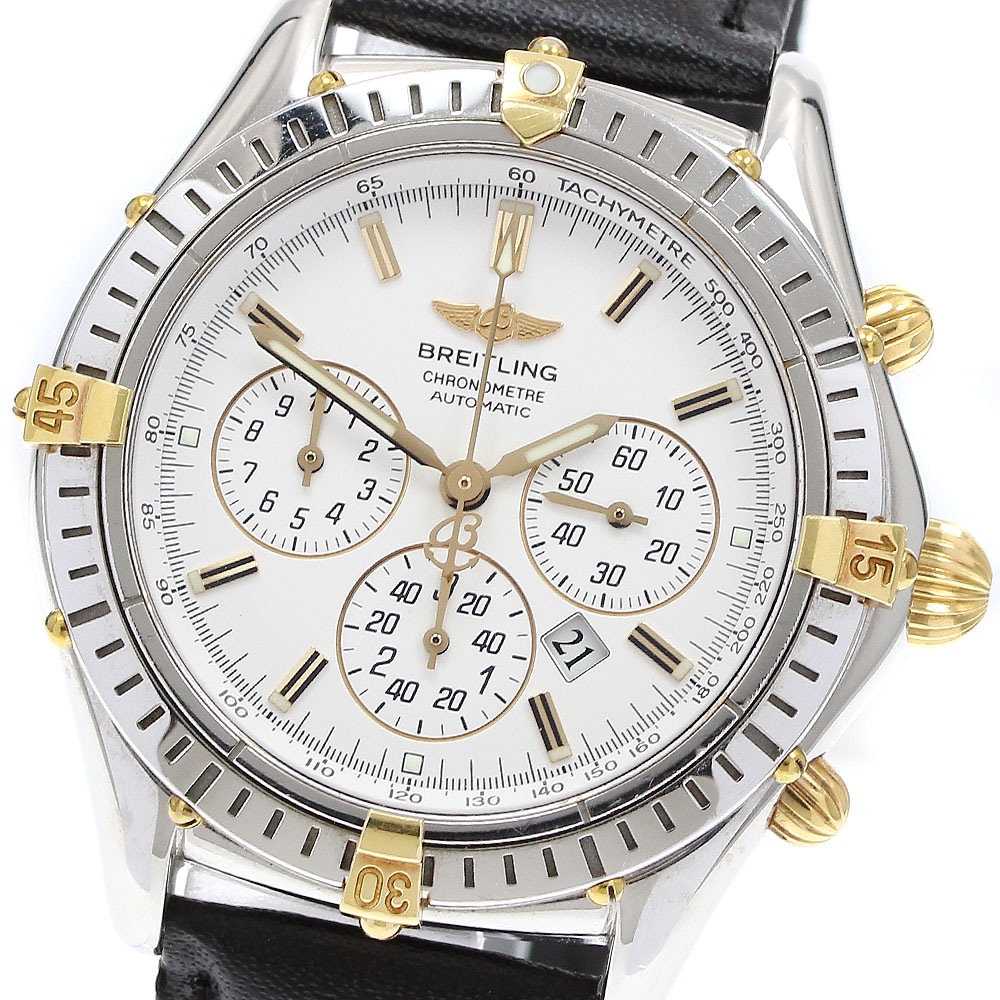 ブライトリング BREITLING B35313 シャドウフライバック クロノグラフ 自動巻き メンズ _916728【中古】