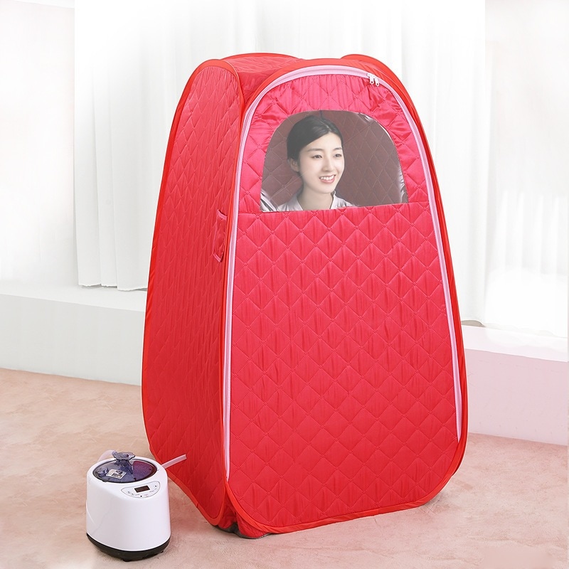 サウナボックス 2L 大容量 汗蒸ボックス 折り畳み式 スチームサウナ テント 蒸気サウナ ブラケット式 疲れ取る 防爆/漏れ防止 屋内 家庭用 洗える