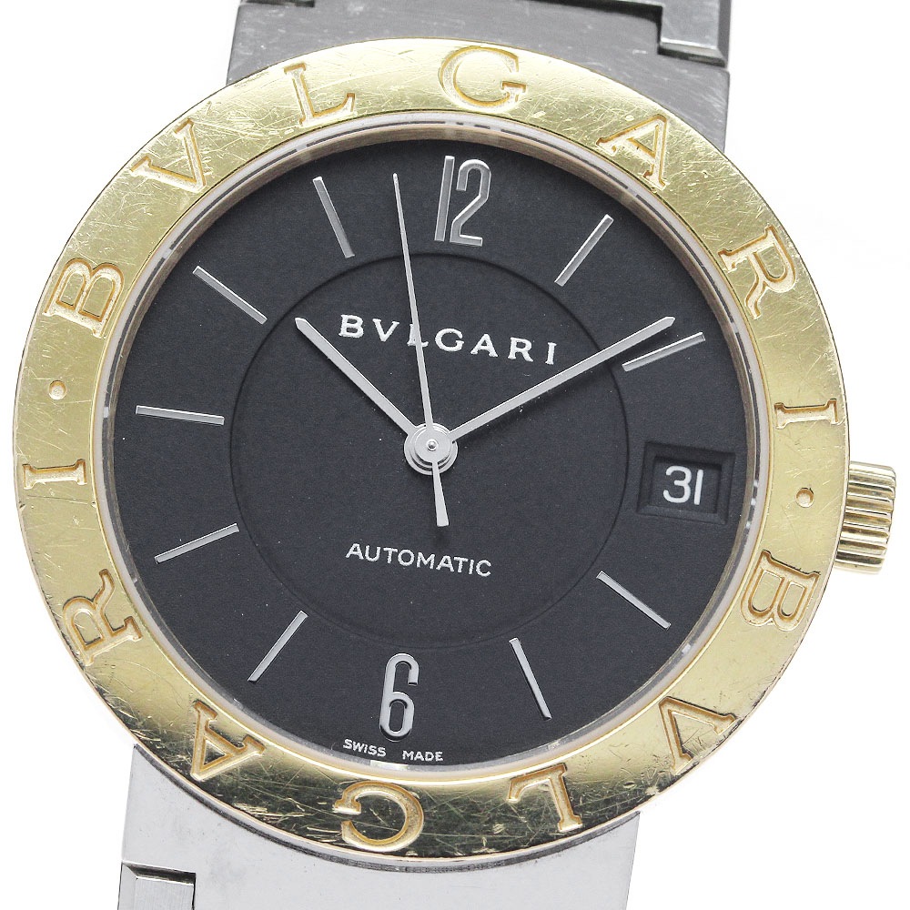 ブルガリ BVLGARI BB33SGAUTO ブルガリブルガリ デイト 自動巻き メンズ _833638【中古】