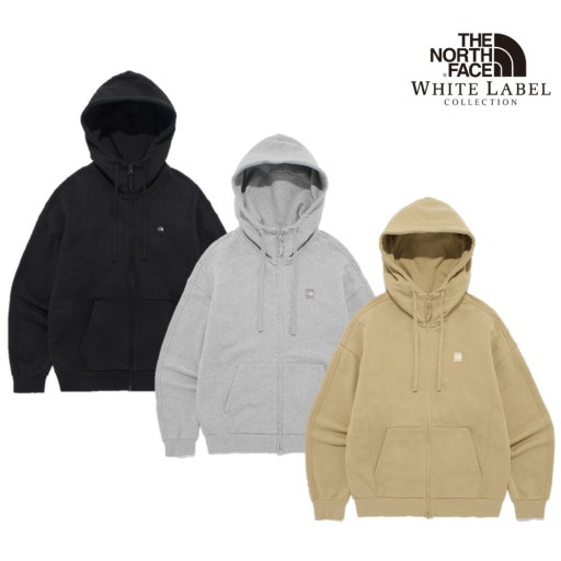 【韓国限定モデル】 WHITE LABEL/MINI BOX LOGO ジップアップ·パーカー/NJ5JQ50