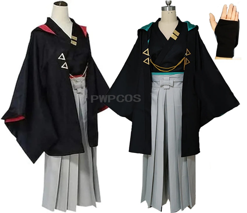 【一部分3日内出荷】コスプレ ハロウィン ウィッグ 和服 衣装 仮装 文化祭 コスチューム クリスマス ハロウイン 衣装 コスプレ 叶 葛葉 VTuber イベント用品