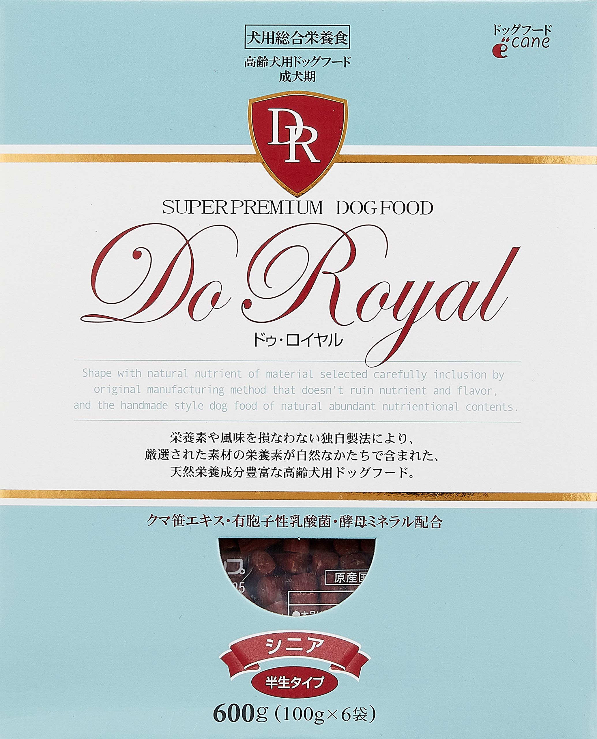ドゥロイヤル ドッグフード シニア 600グラム (x 1)