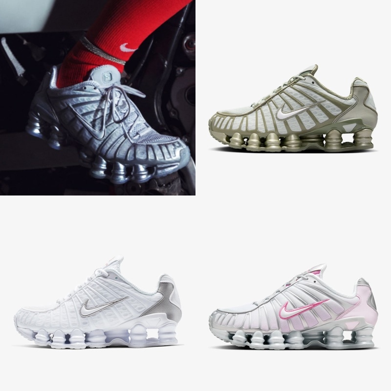 SHOX TL 厚底スニーカー ストリートルック衝撃吸収機能 厚底