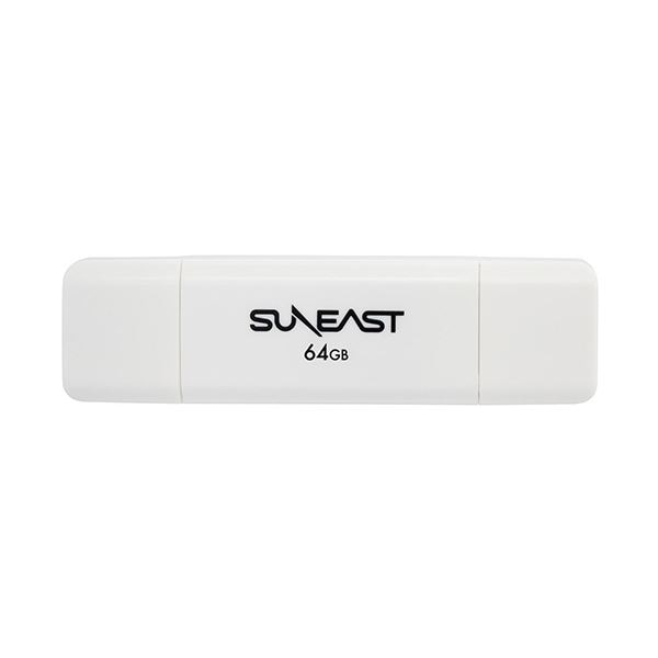 旭東エレクトロニクス SUNEAST USB3.2 フラッシュメモリ Type-A/Type-C 両搭載タイプ 64GBSE-USB3.0-064GC1 1個