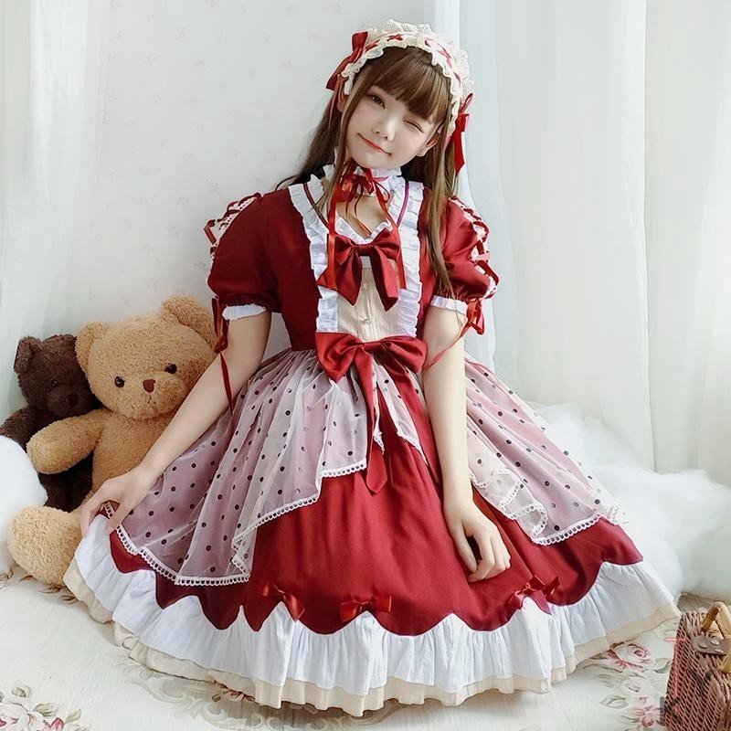 ワンピース 森ガール Cosplay Lolita かわいい 学生服 女装 コ 生まれのブランドで ロリータ