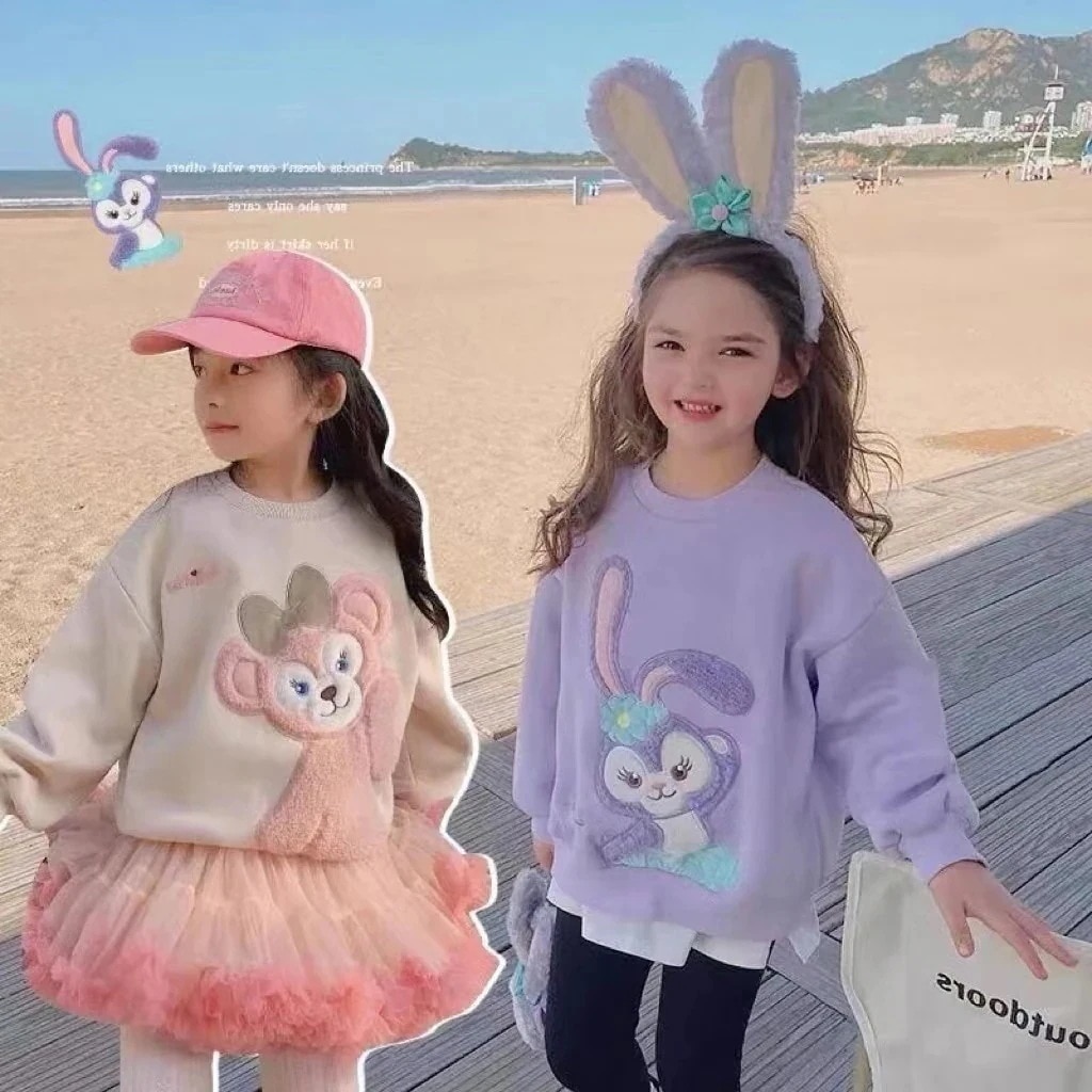 22新作人気 かわいい ステラルートップス 子供服 おしゃれ 大きめ 運動服 スポーツウェア 幼稚園 通学 防寒服 裹起毛セーター