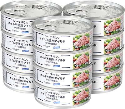 他サイト： by Amazon オイル不使用 シーチキン マイルド 70g ×12缶の商品画像