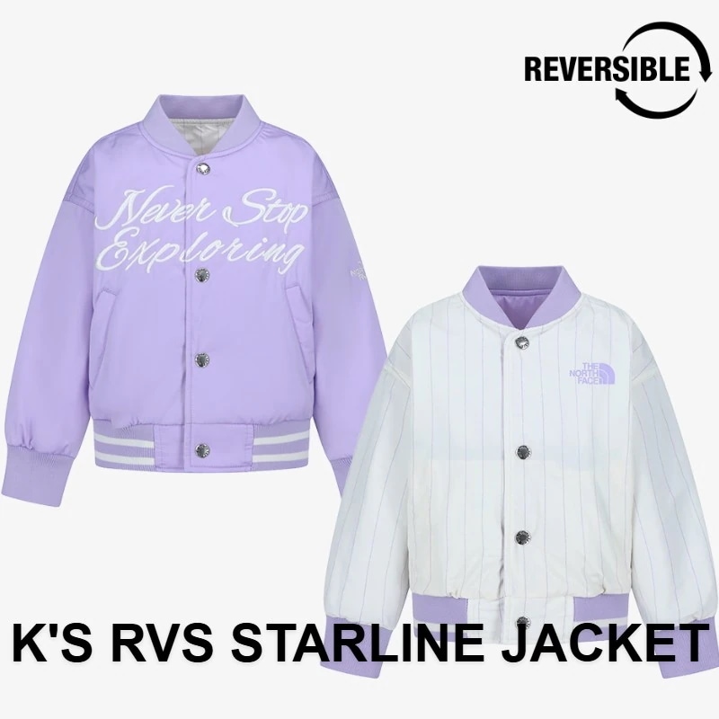 韓国正規品保証 関税負担なNJ3NS01U KS RVS STARLINE JACKET デイリー 基本 着装 男子 女子 人気 韓国 ファッション 男女共用 アウトドア