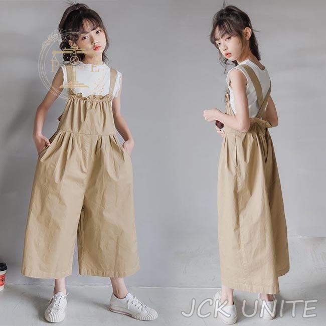サロペット 女児 オーバーオール キッズ 夏 サロペットパンツ 子供 女の子 オールインワン 春秋 ワイドパンツ 九分丈 ボトムス ジュニア