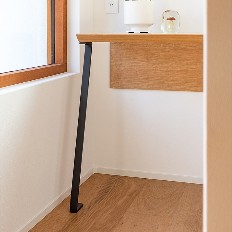 【脚 単品販売】 カウンター用アイアン脚　Z型　DIY　リフォーム　リノベーション