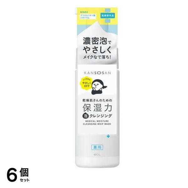 KANSOSAN 乾燥さん 薬用保湿力泡クレンジング ポンプ 120mL 6個セット