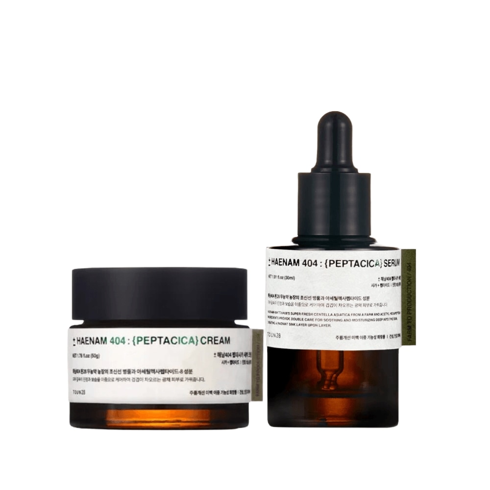 トン28 海南404 ペプタシカ 夜明けクリーム 50g + ペプタシカ セラム 30ml