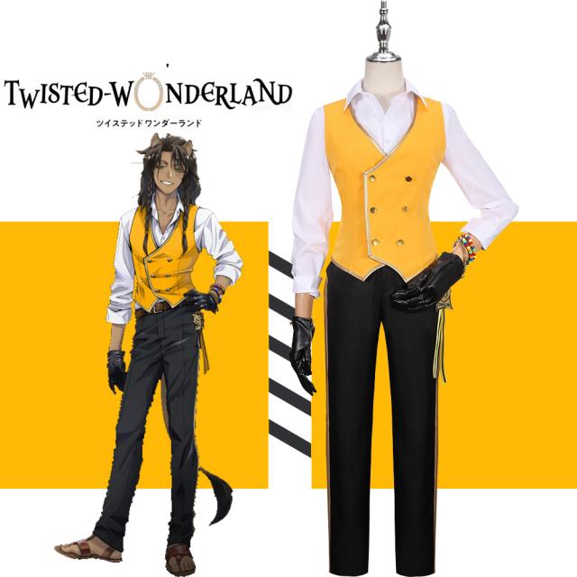 新タイプ追加 激安販売 ツイステッドワンダーランド ツイステ ラサバナクロー寮 レオナ・キングスカラー 制服 コスプレ衣装[CRS2336]