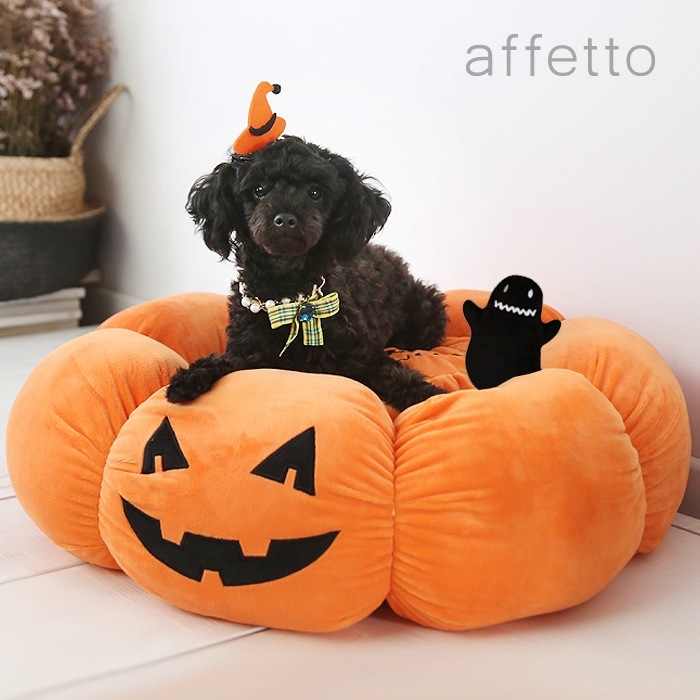 ペット ハロウィーンドーナツクッション/ L (GRAY)