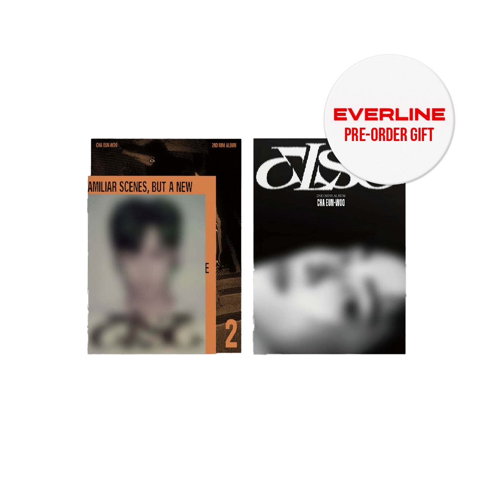 【EVERLINE特典選択】 ASTRO CHA EUNWOO - ELSE / アルバム2種セット / PHOTOBOOK + CD-R + POSTCARD + STICKER