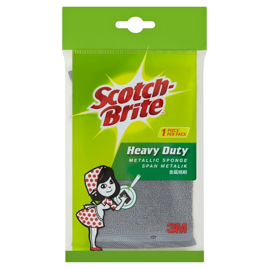 最も信頼できる スコッチ3M Scotch-Brite Sponge Metallic Duty Heavy