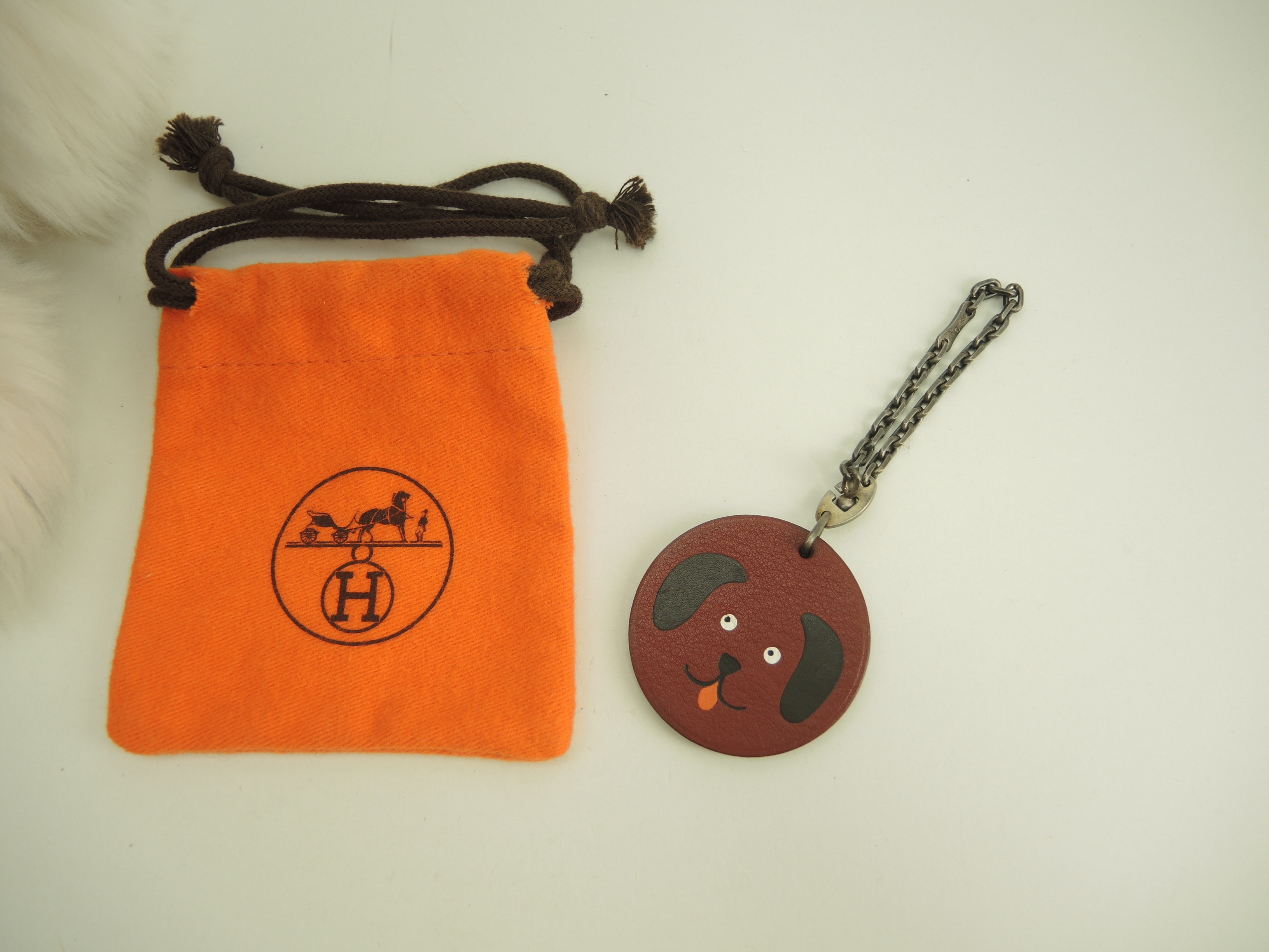 キーリング バッグチャーム 犬 SV925 ドッグ イヌ いぬ 美品@ 32
