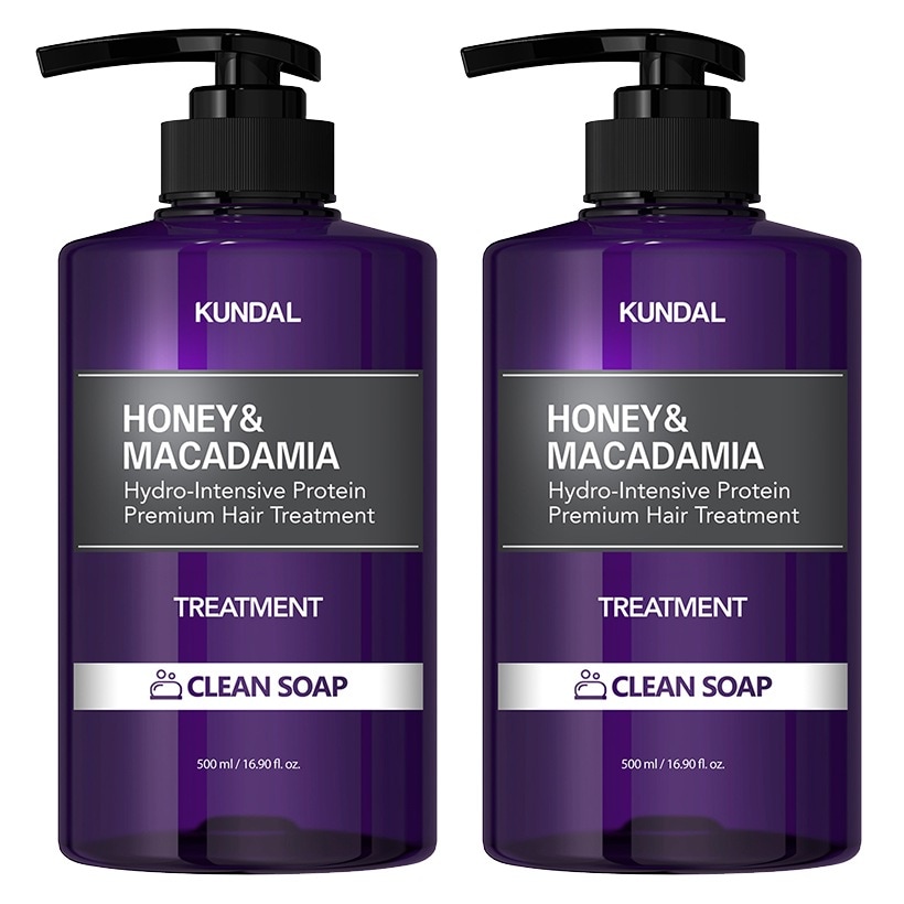 [1+1] ハニーアンドマカダミア プロテイントリートメント (クリーンソープ) 500ml 2個