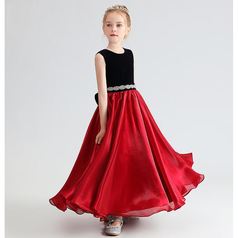 子供ドレス 赤 子どもフォーマル発表会ドレス キッズドレス 卒業式 入学式 ピアノ発表会 ドレス 子供 演奏会ワンピース セレモニードレス 結婚式上品