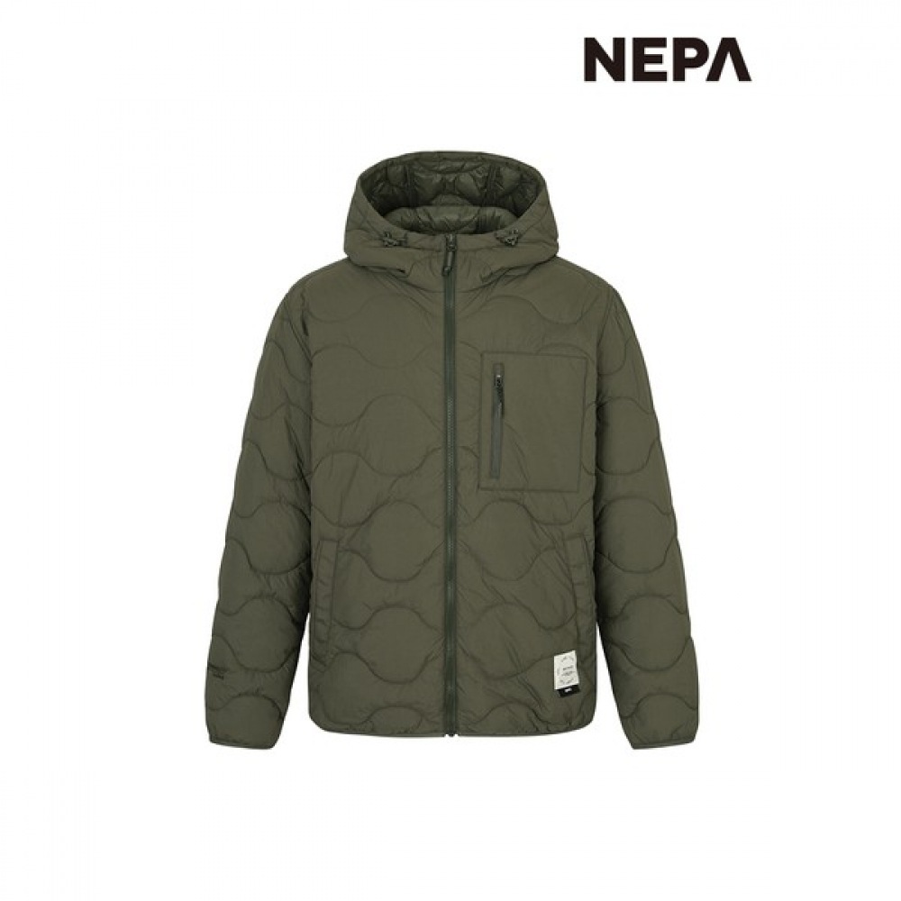 (ネパ) Nepa メンズサーモパフパーカーキルト季節限定パッド入りジャケット 7J50961 9,612円