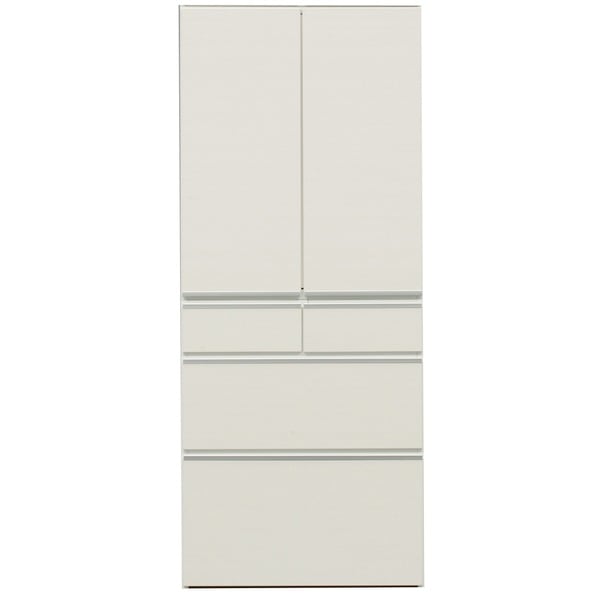 食器棚 キッチン収納 幅75cm ホワイト 木目調 上台扉耐震ラッチ付き ダイニングボード 板扉 日本製 完成品 玄関渡し