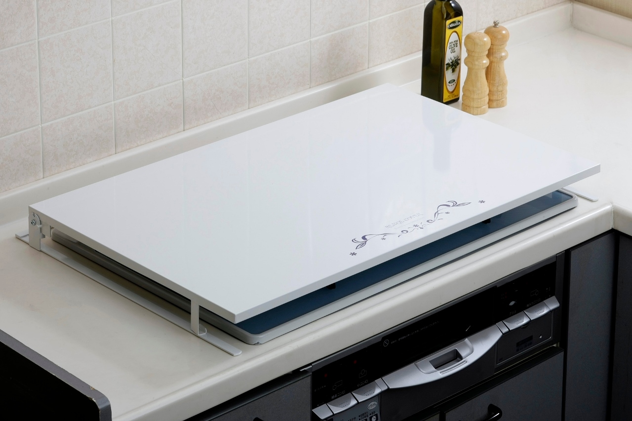 燕三条製　コンロカバー台　幅６０cm仕様　　火傷防止対策品