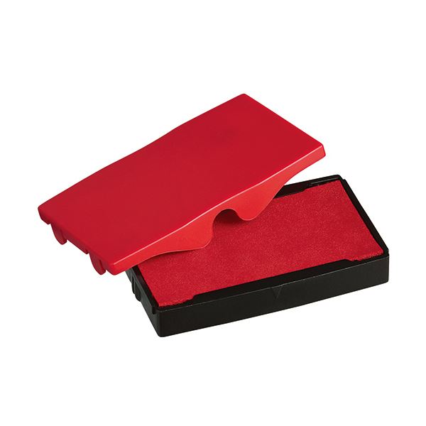 （まとめ） シャイニー スタンプ内蔵型角型印S-853専用パッド 赤 S-853-7R 1個 (×30セット)