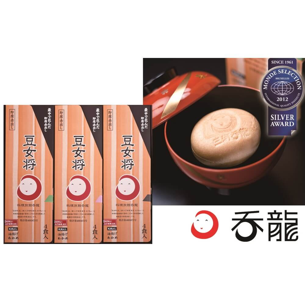 料理旅館呑龍 おもたせギフト 即席赤出し「豆女将」 12食入