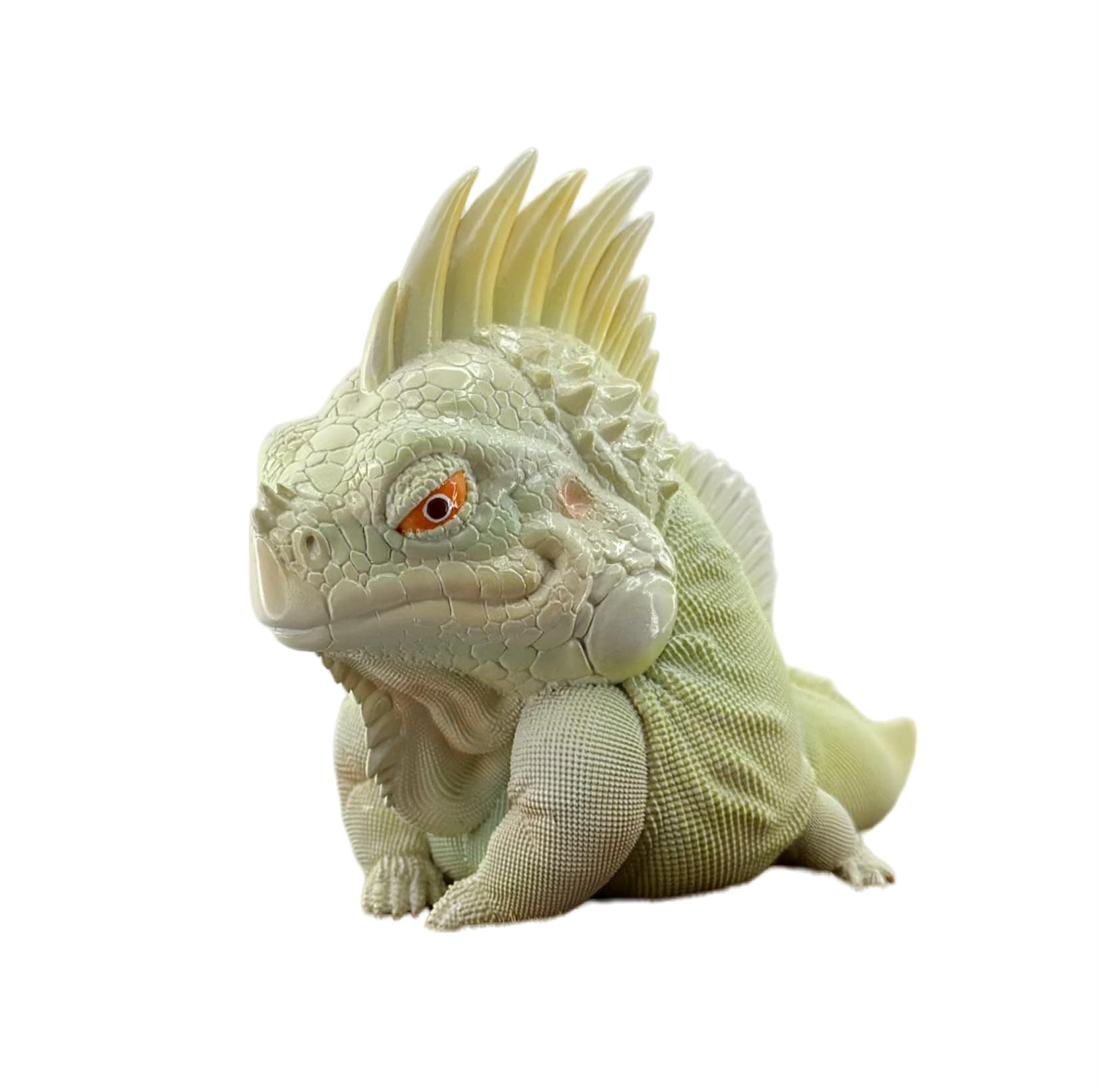 博物志 グリーンイグアナ イエロー 限定版 8.5CM級 樹脂 動物 爬虫綱 有鱗目 カゲモドキ コレクター フィギュア 可愛い プラモデル おもちゃ 模型 プレゼント 置物