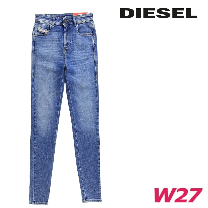 ジーンズ デニム パンツ レディース 1984-SLANDY-HIGH ヴィンテージウォッシュ加工 スーパーストレッチ die-l-p-f8-62e