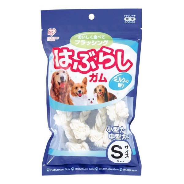 はぶらしガム GOG-6S Sサイズ 6本入り 製品画像