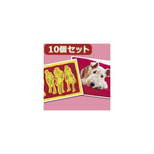 （まとめ）10個セットインクジェットプリンタ用紙/厚手（A6） JP-AGA6X10[x2セット]
