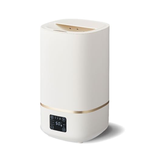 ドウシシャ 加湿器 超音波式 タンク容量2L 加湿量300ml/h 連続加湿時間6.5時間 適用畳数8畳(プレハブ)/5畳(木造) 上から給水 ホワイト Mistone300 DKW-2430WH