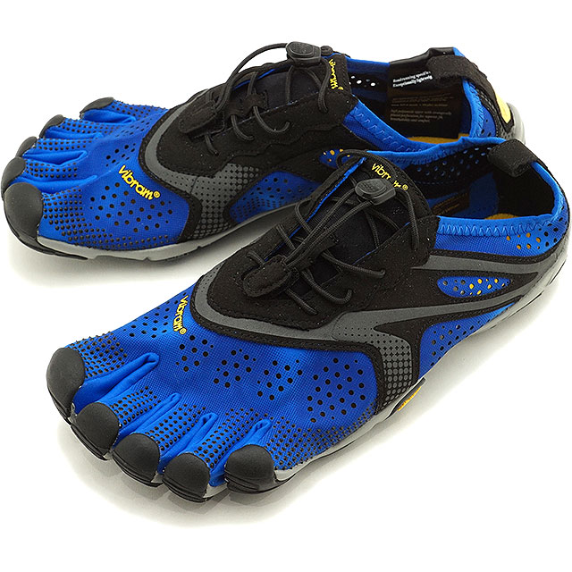 5本指シューズ ランニング ウォーキング用 V-RUN M [20M7002] メンズ スニーカー BLUE/BLACK ブルー系 正規取扱店
