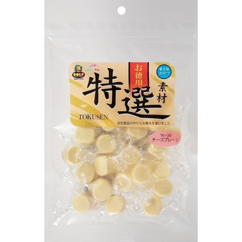 （まとめ買い）マルジョー&ウエフク 特選 チーズプレーン 115g 犬用おやつ [x6]