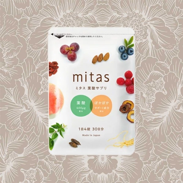 mitas  ミタス　サプリ　葉酸 mitas (ミタス) 葉酸サプリ - 売上No.1 - 葉酸 x 温活の新発想
