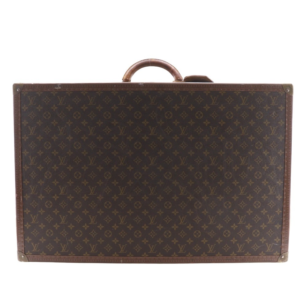 アルゼール75 M21225 トランク モノグラムキャンバス 茶 ユニセックス 中古品