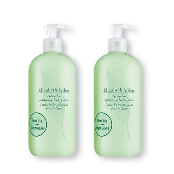 グリーンティーリフレッシングボディローション500ml+リフレッシングボディ...